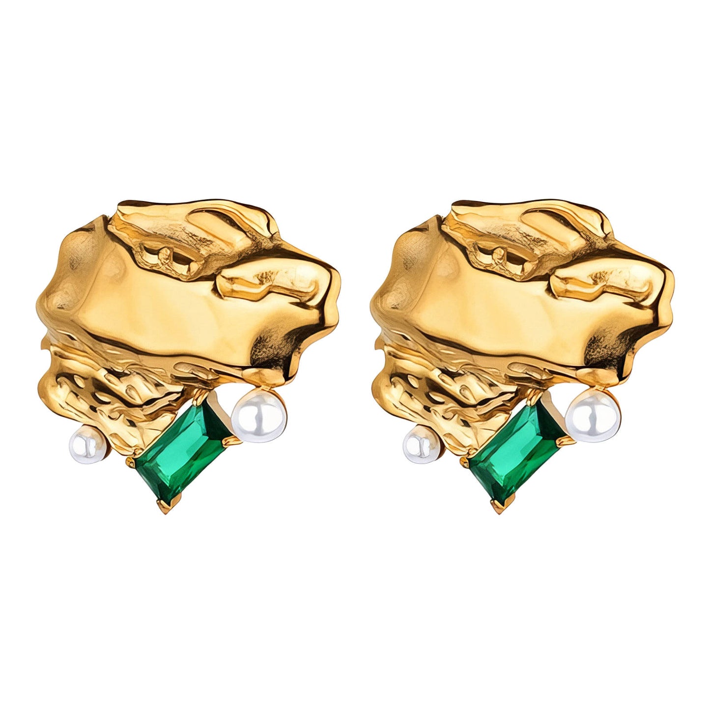 Emerald Muse Studs